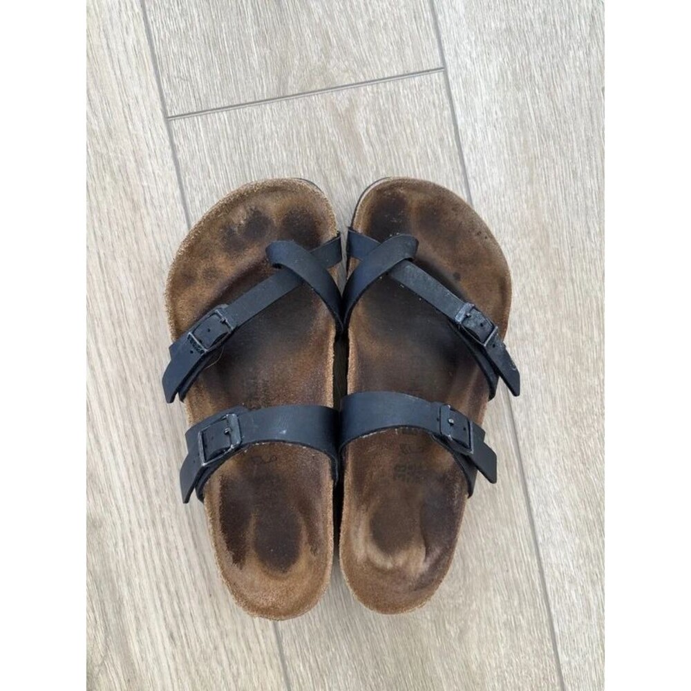 Birkenstock Mayari Matte Black Sz 38